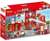 Конструктор COGO Серия Пожарная служба Количество деталей: 862шт Размер в уп: 42,5х63,5х9см