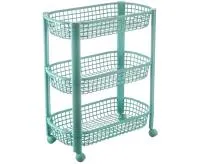 Полка овощная на колесах 3 секции