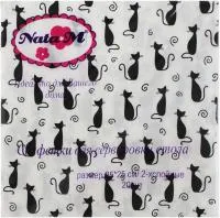 Салфетки бумажные NataM 20шт 25х25см 2-х слойные DN