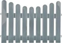 Ограждение Летний сад стандарт 4 заборчика, 5 колышков (р-р в сборе 2388х10х492см)