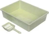 Лоток-туалет для кошек ЧИСТЫЕ ЛАПКИ с совком