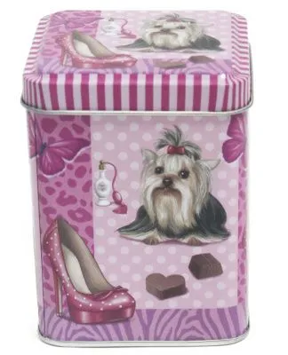 Банка жестяная 1800мл Домашний любимец 108х108х150мм (роз.)