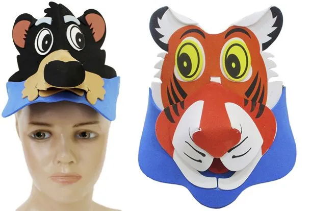 Кепка 5 видов (Тигр)