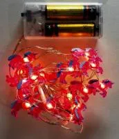 Гирлянда светодиодная Единороги 2.2м 20 ламп теплый белый