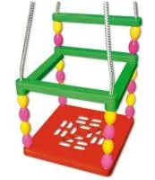 Качели детские СТЕЛЛАР пластмассовые со спинкой