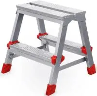 Стремянка-лестница 2 ступени, двухсторонняя 400х458х402