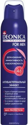 Дезодорант антиперспирант DEONICA For Men спрей 200мл (Антибактериальный эффект /35418)