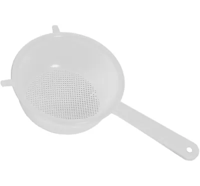 Дуршлаг d200мм с ручкой   (белый ротанг)