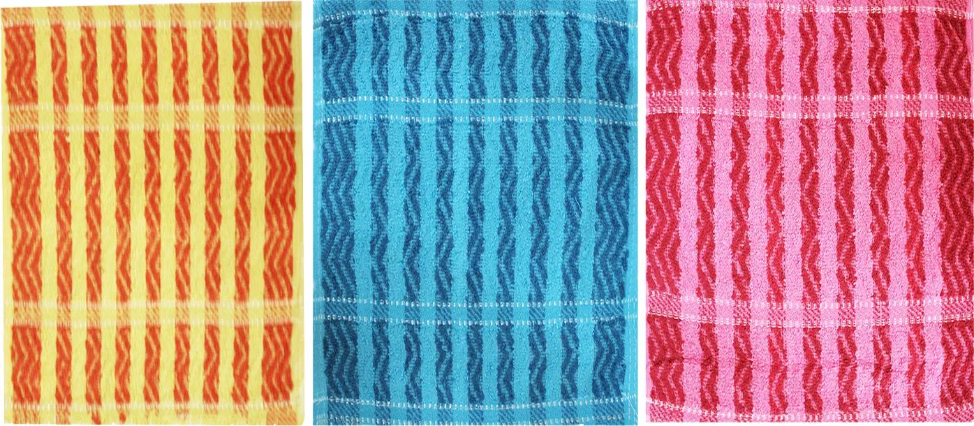 Полотенце махровое 26х48см 460 г/м2 Зигзаг ЦК304128