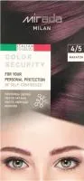 Краска для волос MIRADA Color security стойкая 112мл Тон: 4.5 Махагон