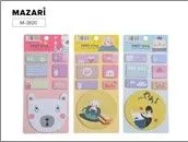 Блок для записи 17л MAZARI 7шт фигурный с клеевым краем (Sweet story)