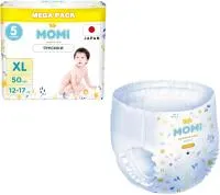 Подгузники-трусики MOMI COMFORT CARE 50шт 12-17кг XL Mega