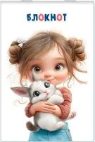 Блокнот 16л А7 PLANO клетка Друзья-малыши