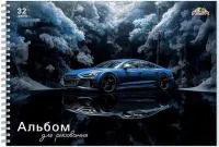 Альбом для рисования 32л А4 КТС Авто Отражение