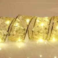 Гирлянда для дома Волшебство 2м 4.5см 20ламп LED Золото