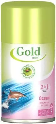 Освежитель воздуха GOLD MINT PLUS 230мл запасной блок (Ocean // 5-02.04.282.24)