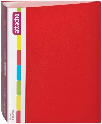 Папка для бумаг OF-2000 с файлами 100шт (красная)