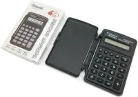 Калькулятор CAMRIN карманный 100х60мм 8 разрядов с крышкой черный