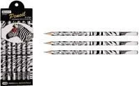 Карандаш чернографитный DAR Зебра НВ 6шт