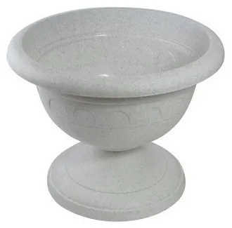 Вазон Колывань низкий 1.1л 18см (мрамор)