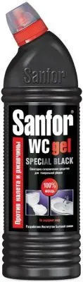 ЧС SANFOR WC 750мл для сантехники Gel spesial black (*)