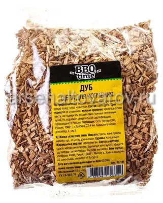 Щепа для копчения BBQ TIME 0.5л (Дуб // 80-164)