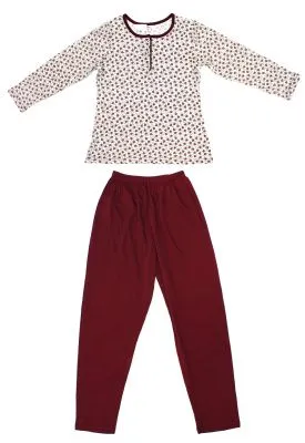 Пижама женская рубашка+брюки (р.46)