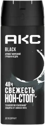 Дезодорант антиперспирант АКС спрей 150мл муж (Блэк // 67087303)