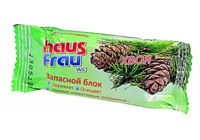ЧС HAUS FRAU 30г для сантехники запасной блок  (3052254 Хвоя)