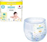 Подгузники-трусики MOMI COMFORT CARE 72шт 6-11кг М Mega