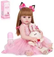 Игрушка Кукла 55см с аксессуарами, 19,5х12х47см