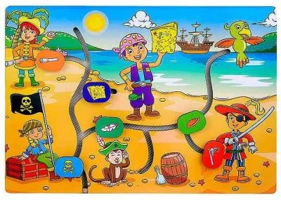 Игра развивающая Лабиринт (Дети-пираты // IG0186)
