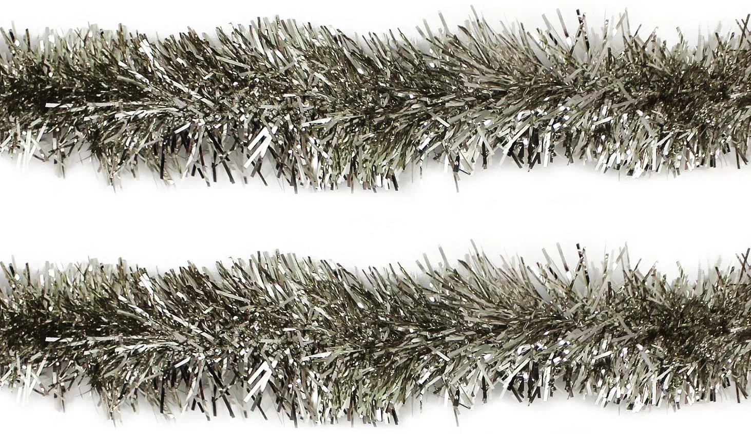 Мишура с коротким ворсом Размер: d5х180см (Цвет: серебро.)