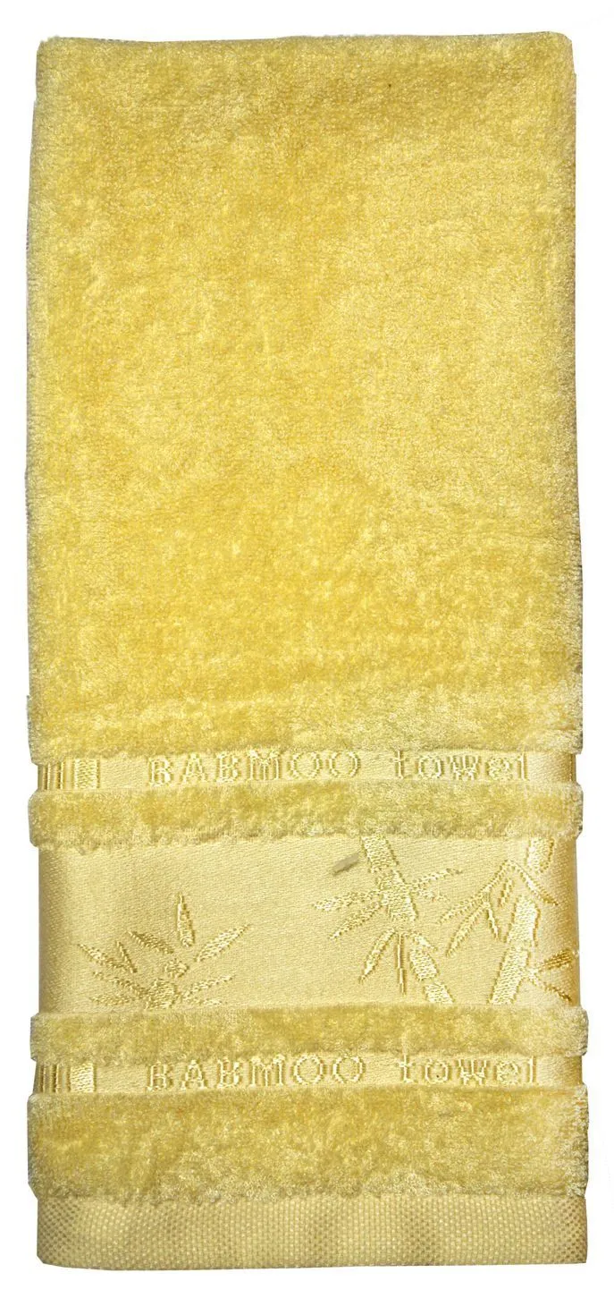 Полотенце махровое бамбук 33х74см вес 110 г плотность 450 г/м2 60% хлопок, 40%