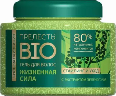 Гель для волос ПРЕЛЕСТЬ Био 250мл (СФ Зеленый чай /020827)