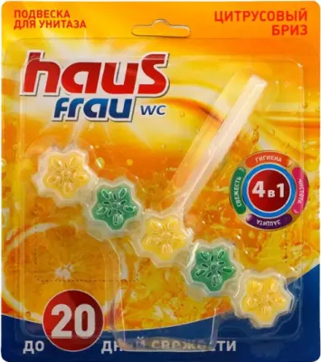 ЧС HAUS FRAU подвеска для унитаза (3110517 Цитрусовый бриз)