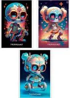 Блокнот 48л А6 АКАДЕМИЯ клетка Скелетоны 