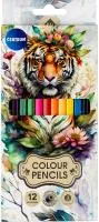 Карандаши цветные 12цв CENTRUM TIGER 177мм