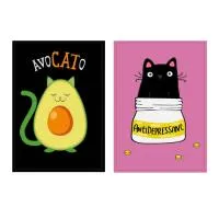 Блокнот 56л А6 CENTRUN клетка, с гелевым наполнением 