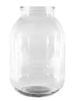 банка из полубелого стекла, тип i-82-2000, скo, d82