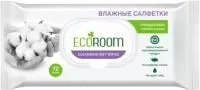 Салфетки ECOROOM влажные очищающие универсальные 72шт