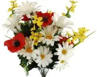 Декоративный букет очарование лета 18 веток 51см