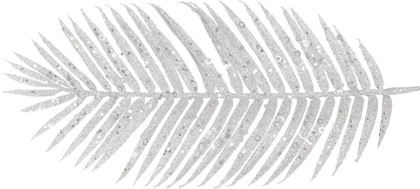 Ветка декоративная Пальмовый лист Размер: 700х210х10мм