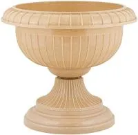 песчаный кварц вазон на ножке большой d395мм