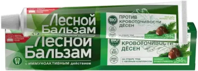 Зубная паста ЛЕСНОЙ БАЛЬЗАМ 75мл (Кора дуба и пихта // 216036 )