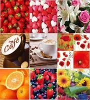 Салфетки бумажные NataM 20шт 22х22см 3-х слойные 