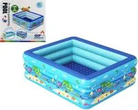 Бассейн надувной Размер: 200х120х40см