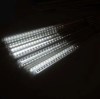 Гирлянда светодиодная Метеоритный дождь с эффектом падающей капли 2.3м 8 ламп кабель 70см (Цвет ламп: белый. // SYDA-041955)