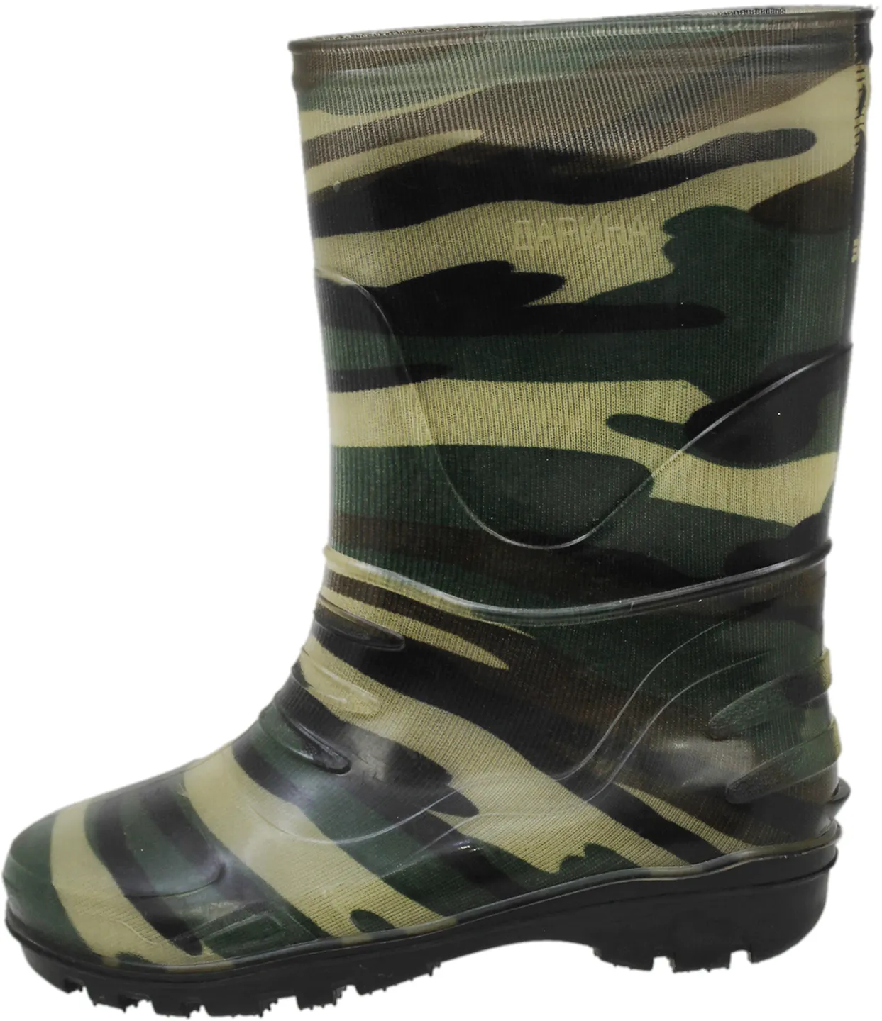 Сапоги детские Дарина резиновые с рисунком, утепленные