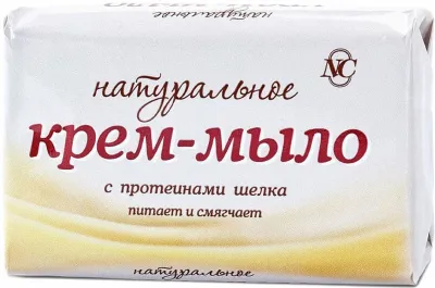 Мыло туалетное НАТУРАЛЬНОЕ 90г НК (Шелк)